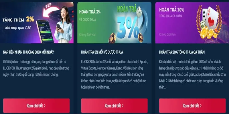 Hoàn trả cược thể thao và casino nn88